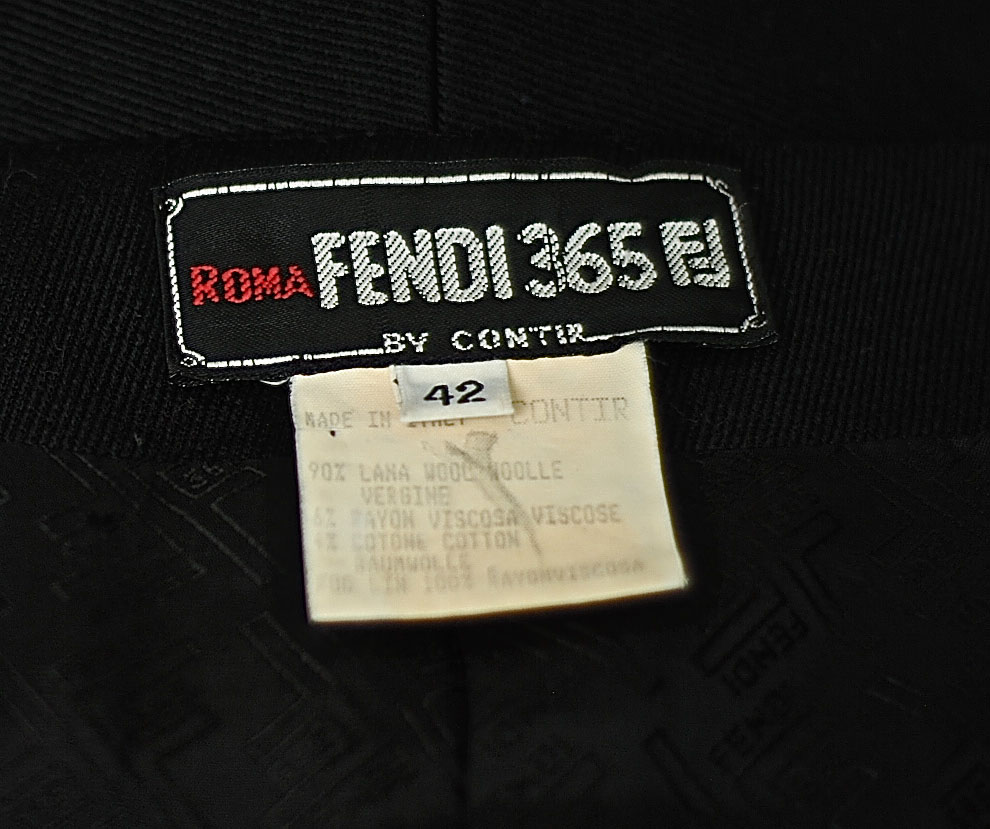 Fendi 365 by Contir 1980's Blazer With 