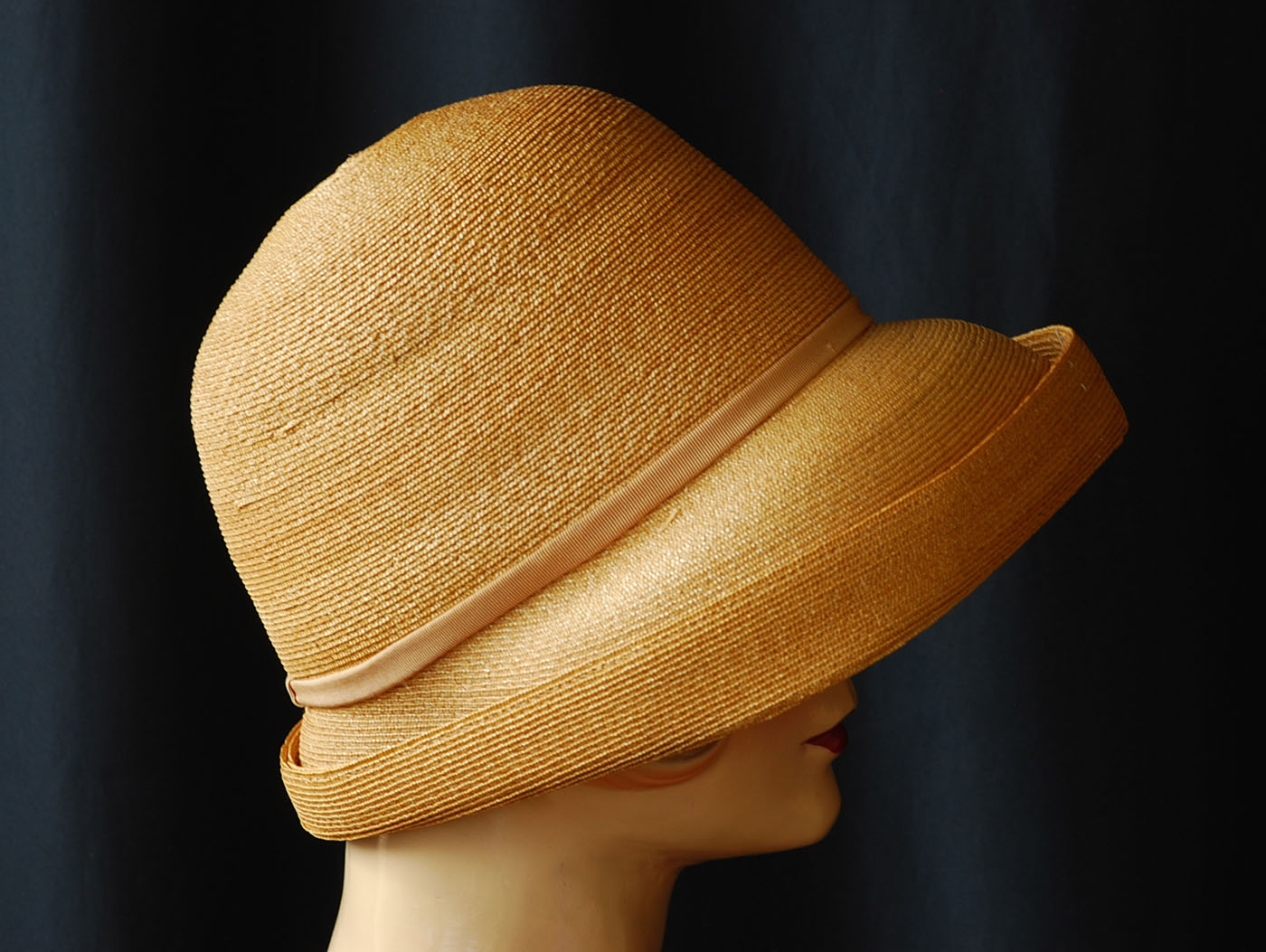 Elsa Schiaparelli 1960’s Straw Cloche Hat | QUIET WEST