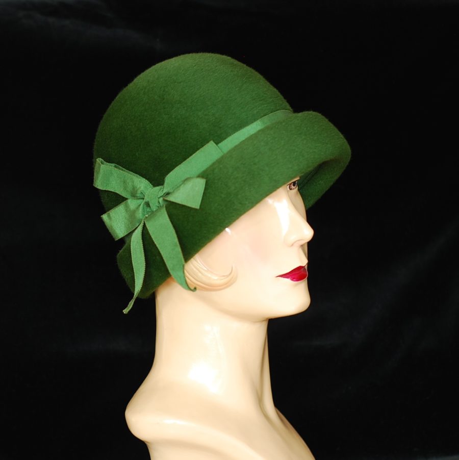 Toscano 1960's Green fur felt hat