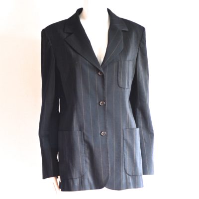 Kenzo pin striped vintage Wool blazer, made in France
