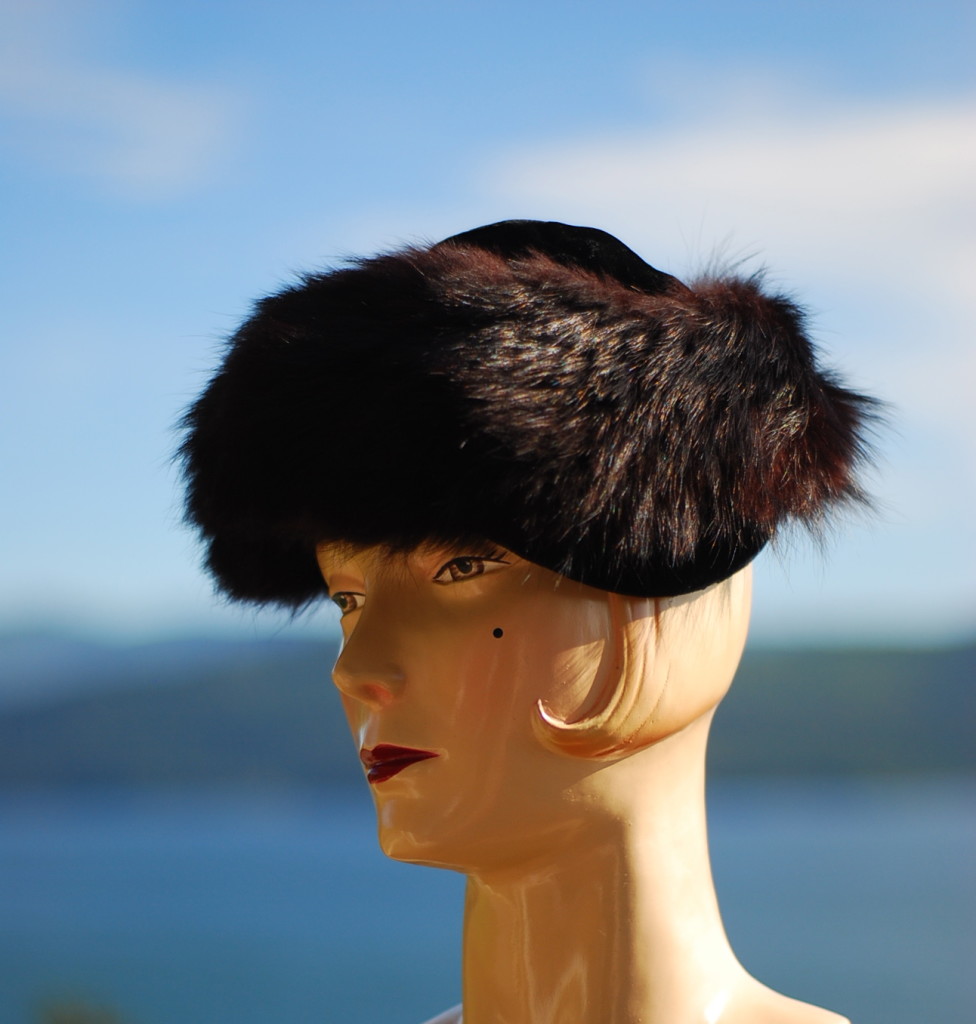 Vintage Hat With A Bokeh Ocean View