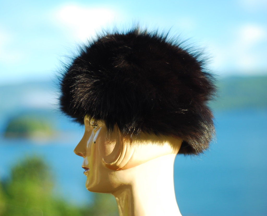 Fur Hat With Bokeh View