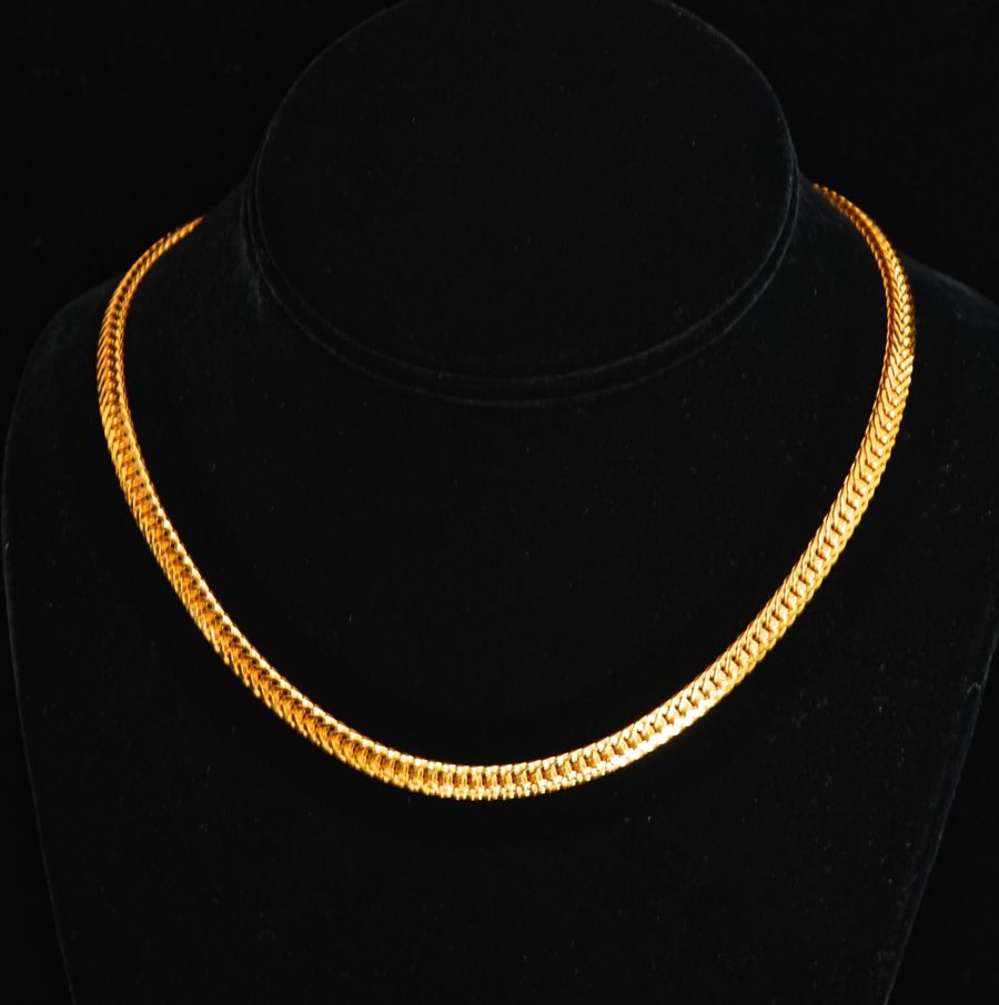 Vendome Mid-Century Gold Tone Necklace - Signed