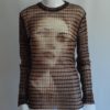 Jean Paul Gaultier Sheer Illusion Top With Movie Star Face - Italy