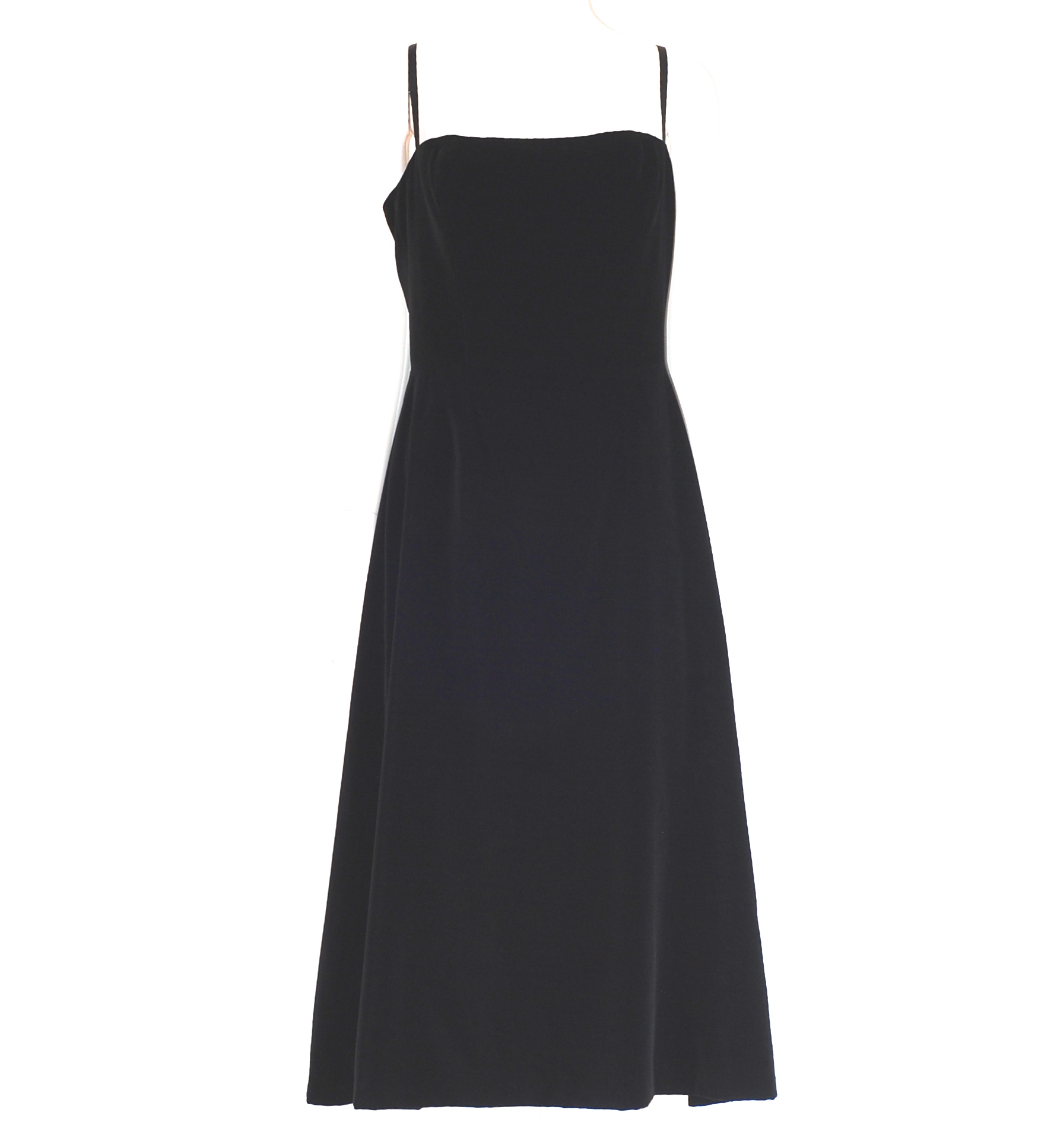 Isaac Mizrahi Bergdorf Goodman 1990’s Black Velvet Dress | QUIET WEST