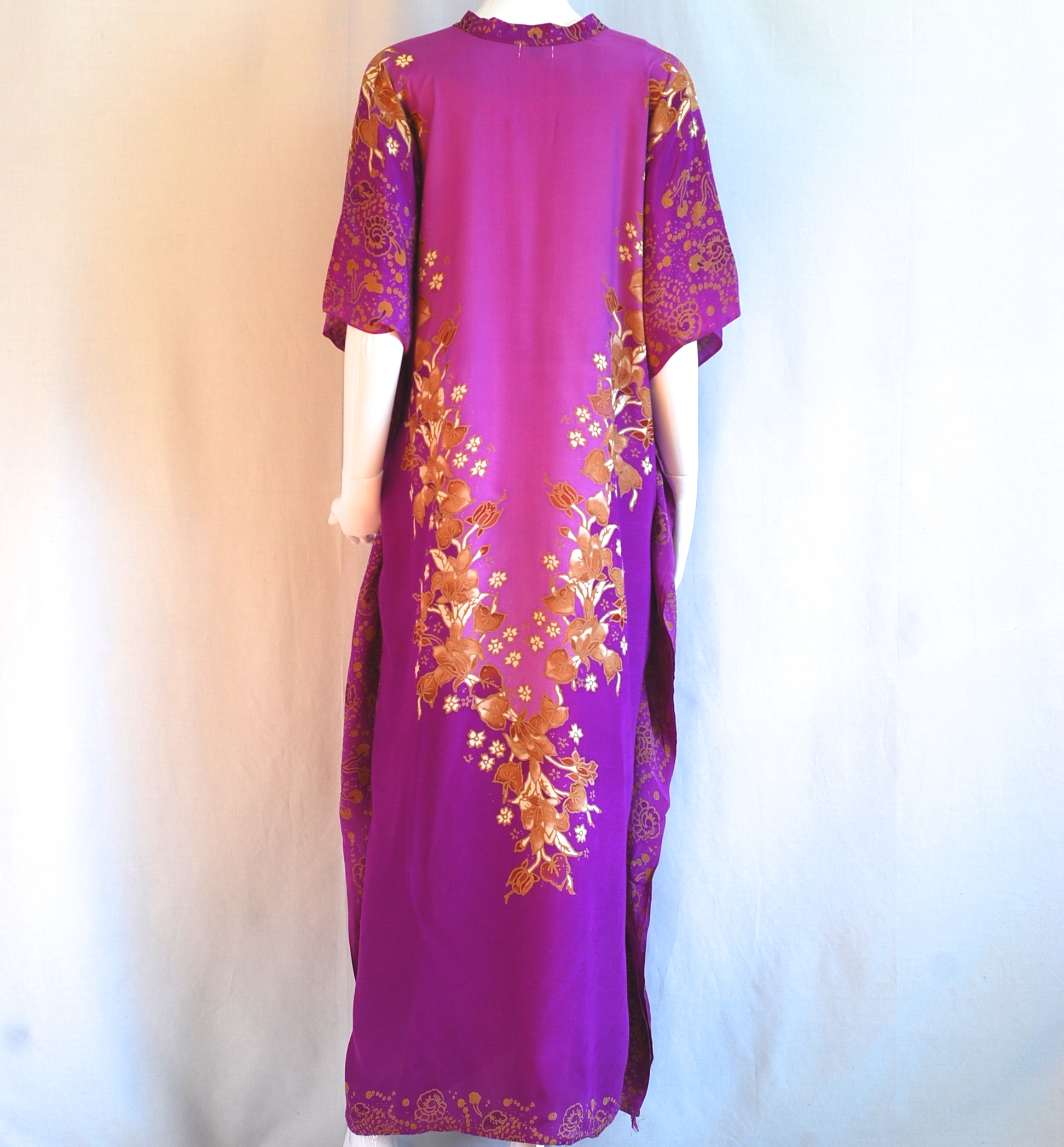 JafiQa Couture Lavender & Goldenrod Art To Wear Kaftan | QUIET WEST