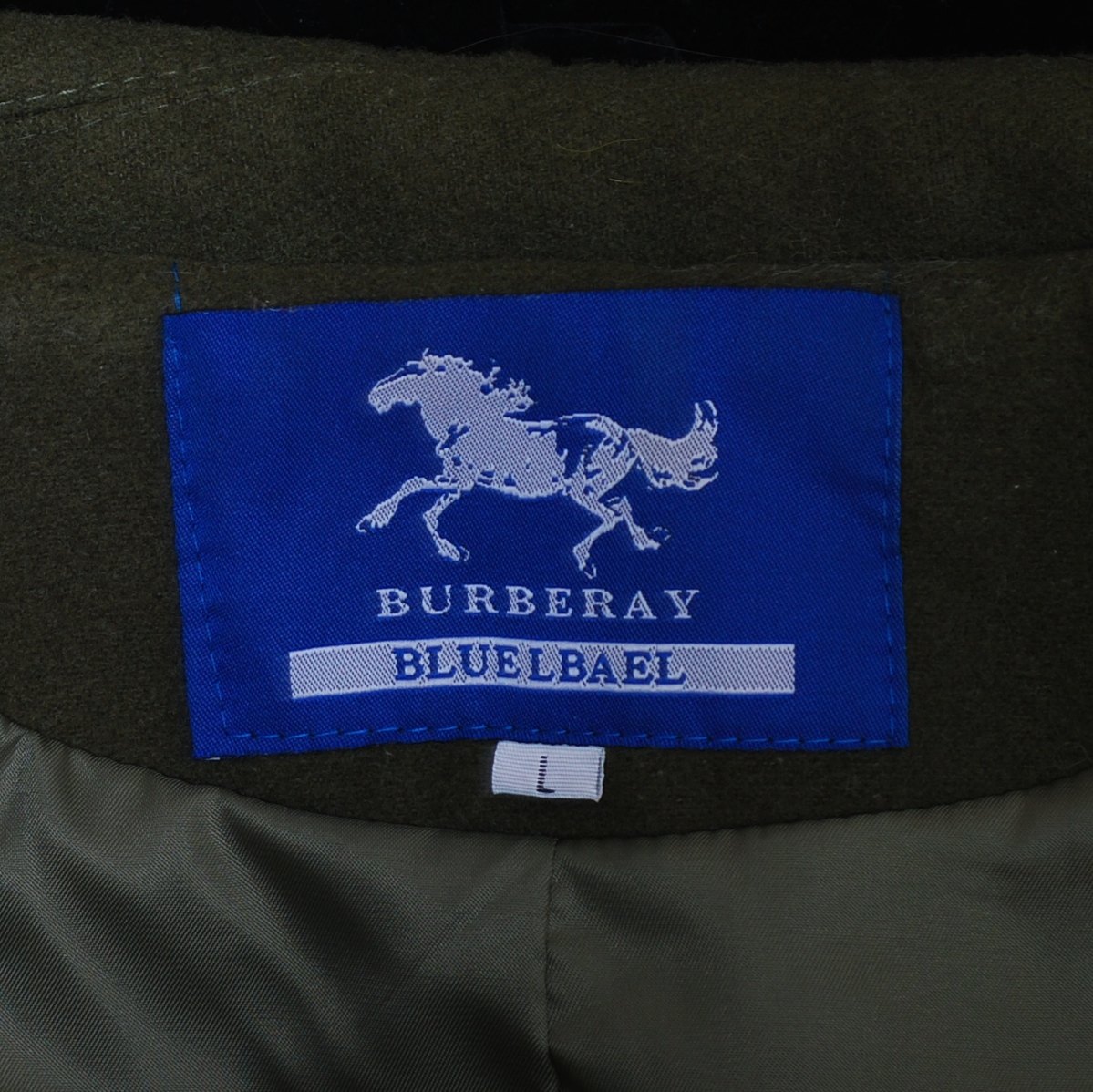 Burberry Blue Label Late 1990's Double Breasted Wool Coat – Japan 