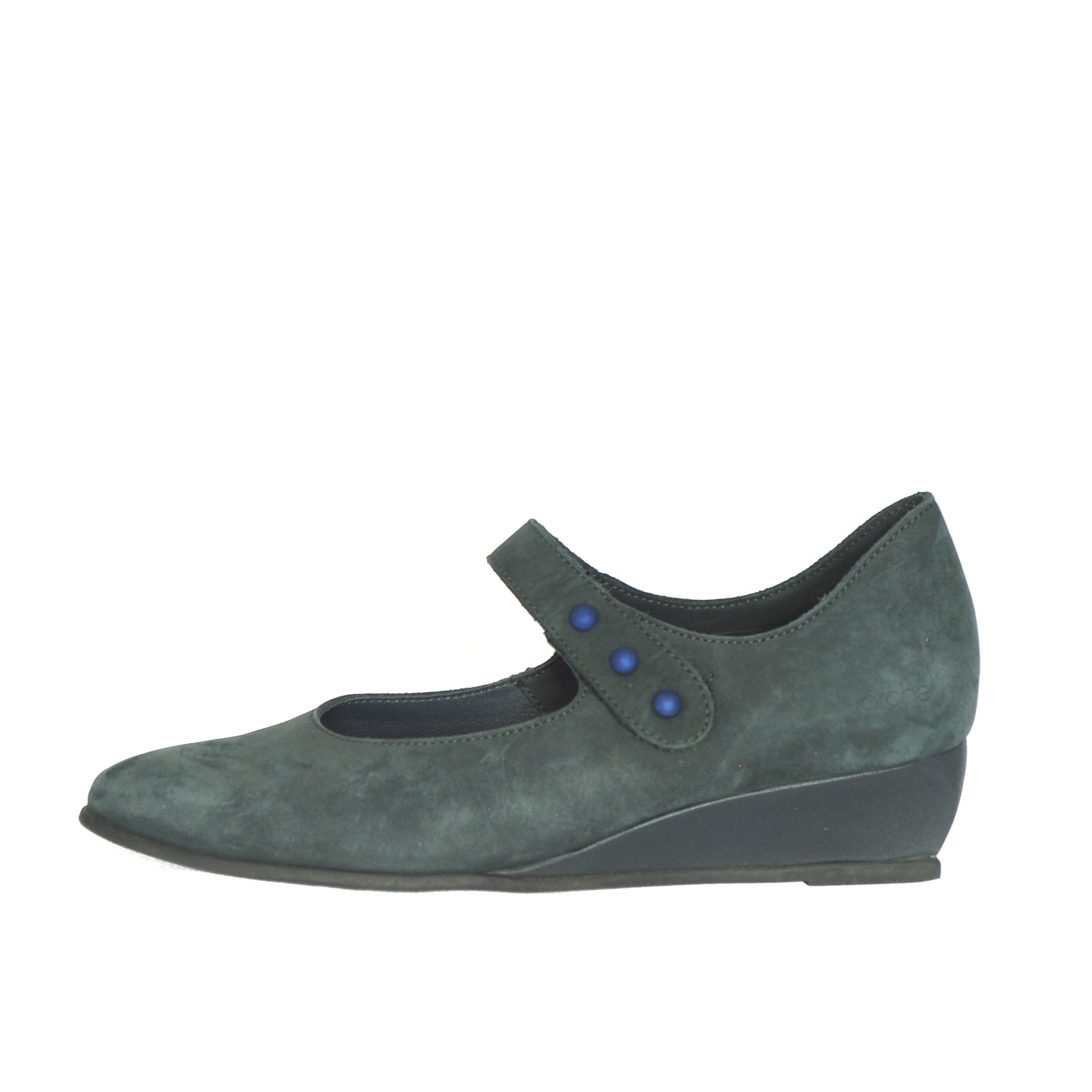 blue suede mary jane shoes